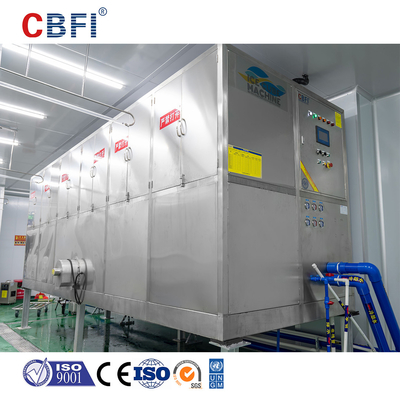 Máquina de cubos de gelo totalmente equipada de alta eficiência 10 toneladas / dia fábrica de gelo de cubos comestíveis