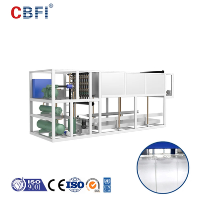 Máquina para fazer gelo com evaporador de aço inoxidável com certificado CE/ISO