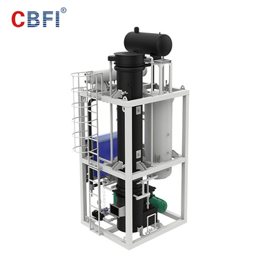 Máquina de gelo comestível do tubo do evaporador 304 de aço inoxidável para o consumo humano